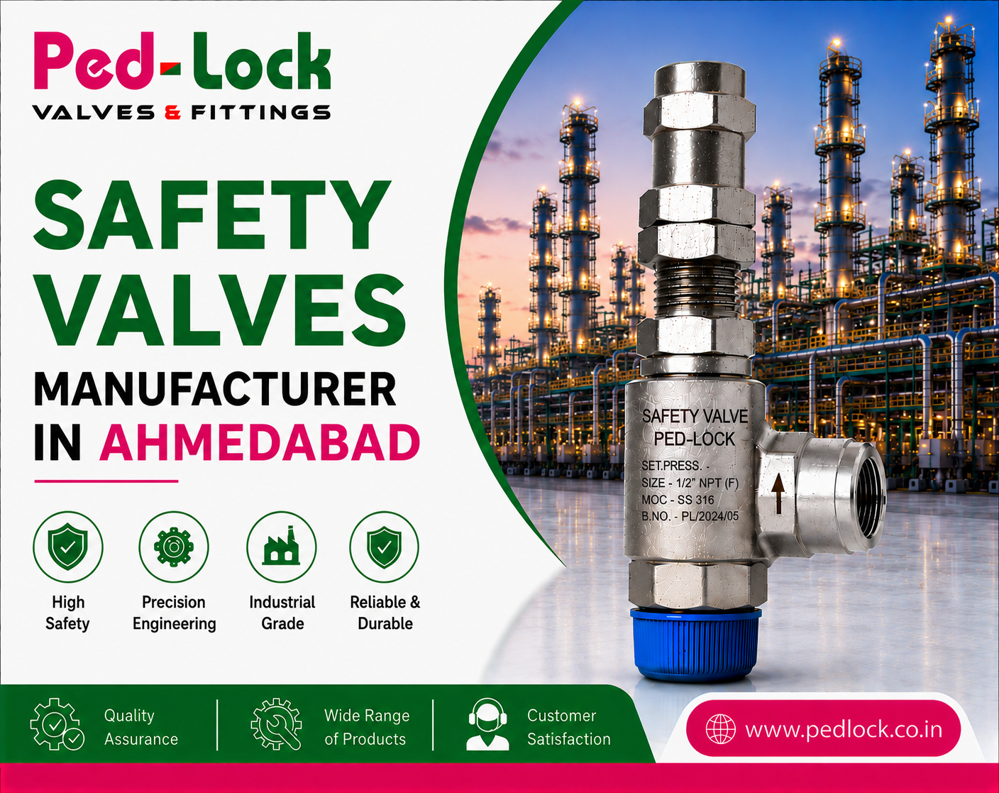 Safety Valves Manufacturer In Ahmedabad