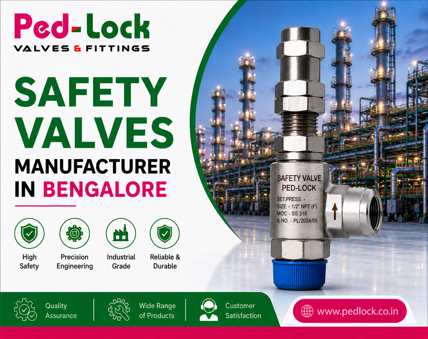 Safety Valves Manufacturer In Bangalore