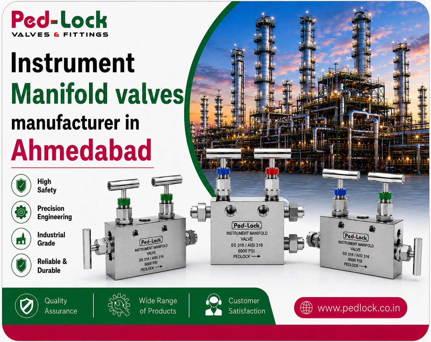 Instrument Manifold Valves Manufacturer In Ahmedabad