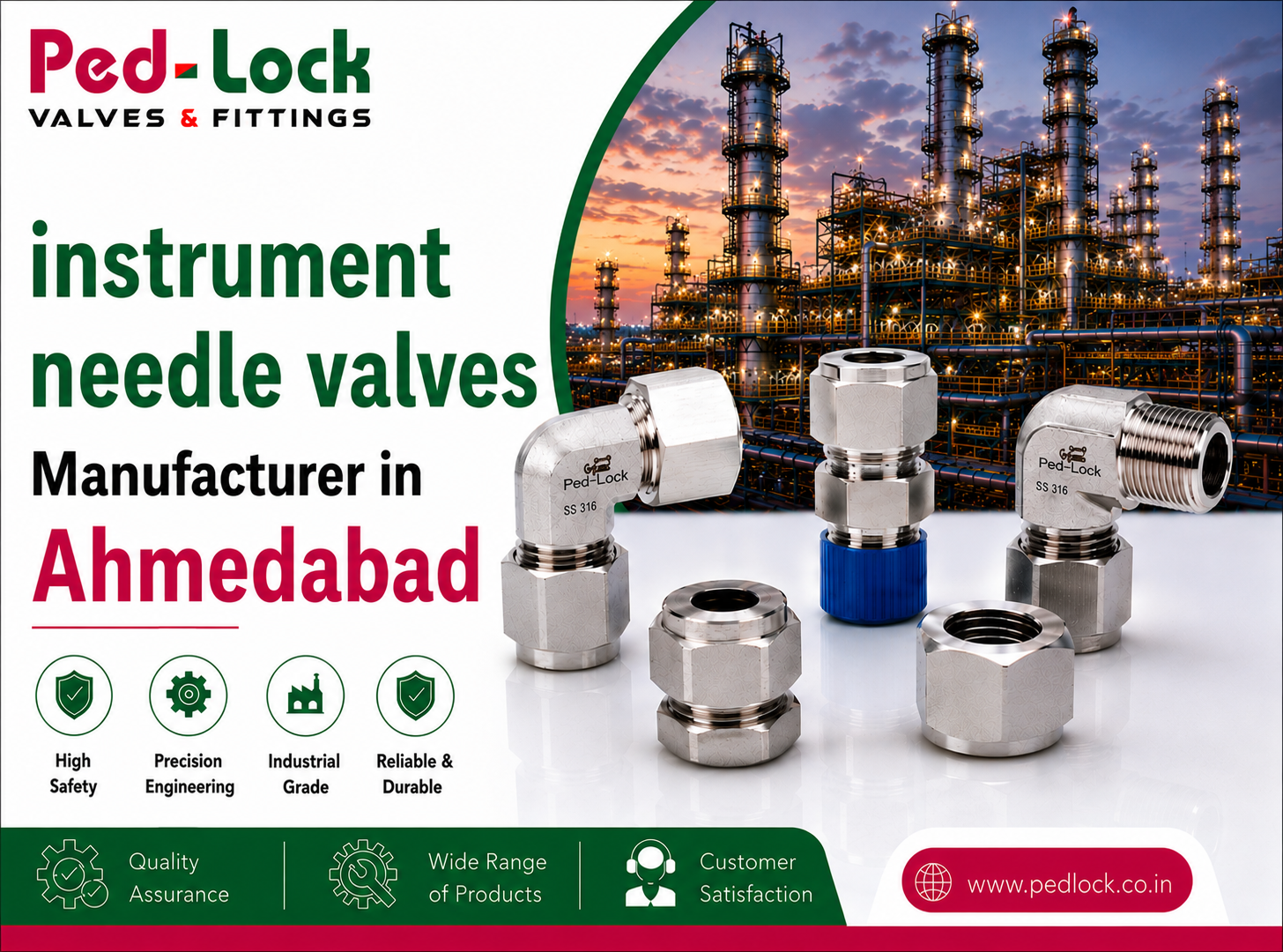 Instrument Needle Valves Manufacturer In Ahmedabad