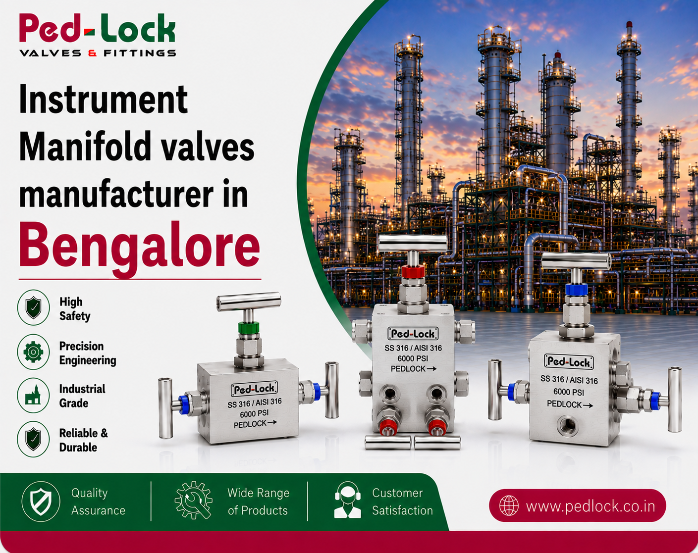 Instrument Manifold valves manufacturer in Bengalore