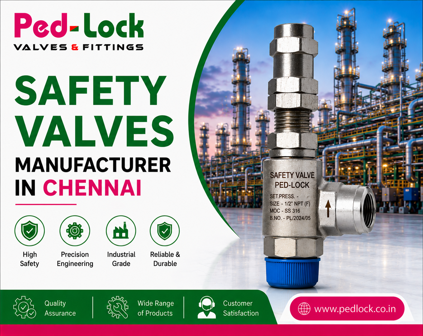 Safety Valves Manufacturer in Chennai