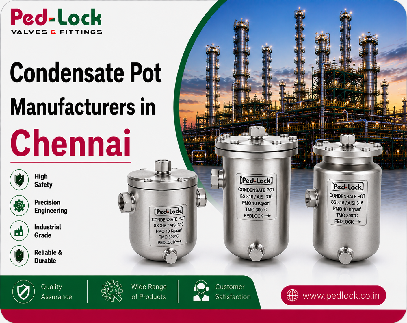 Condensate Pot Manufacturers In Chennai