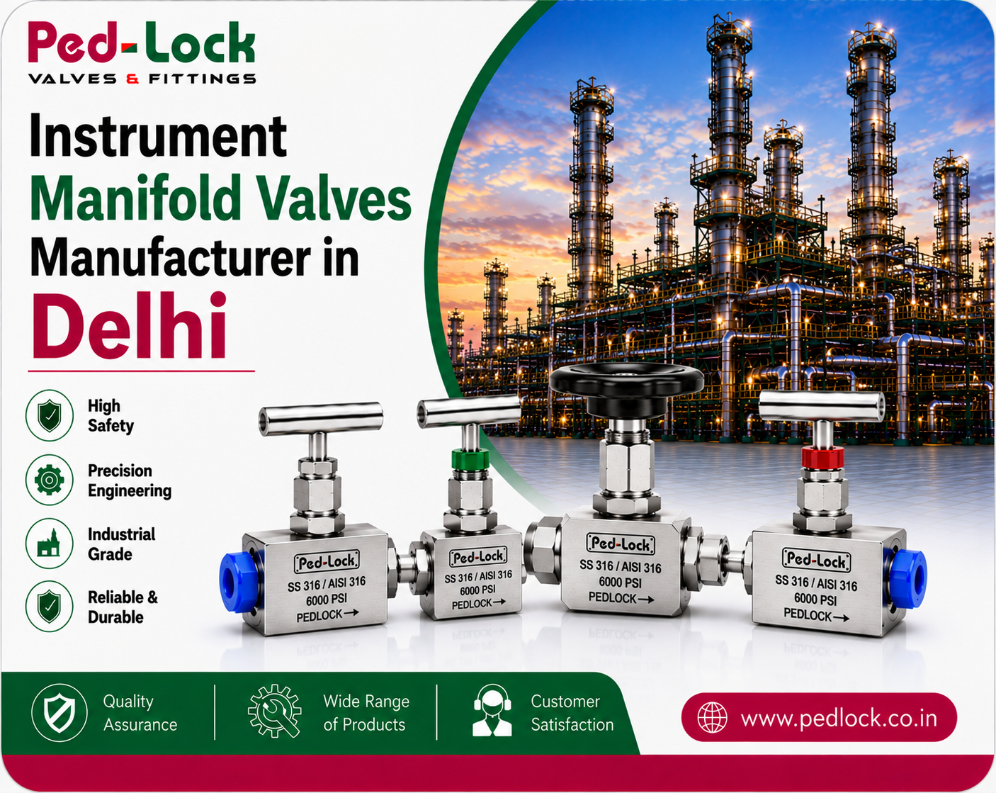 Instrument Manifold Valves Manufacturer in Delhi