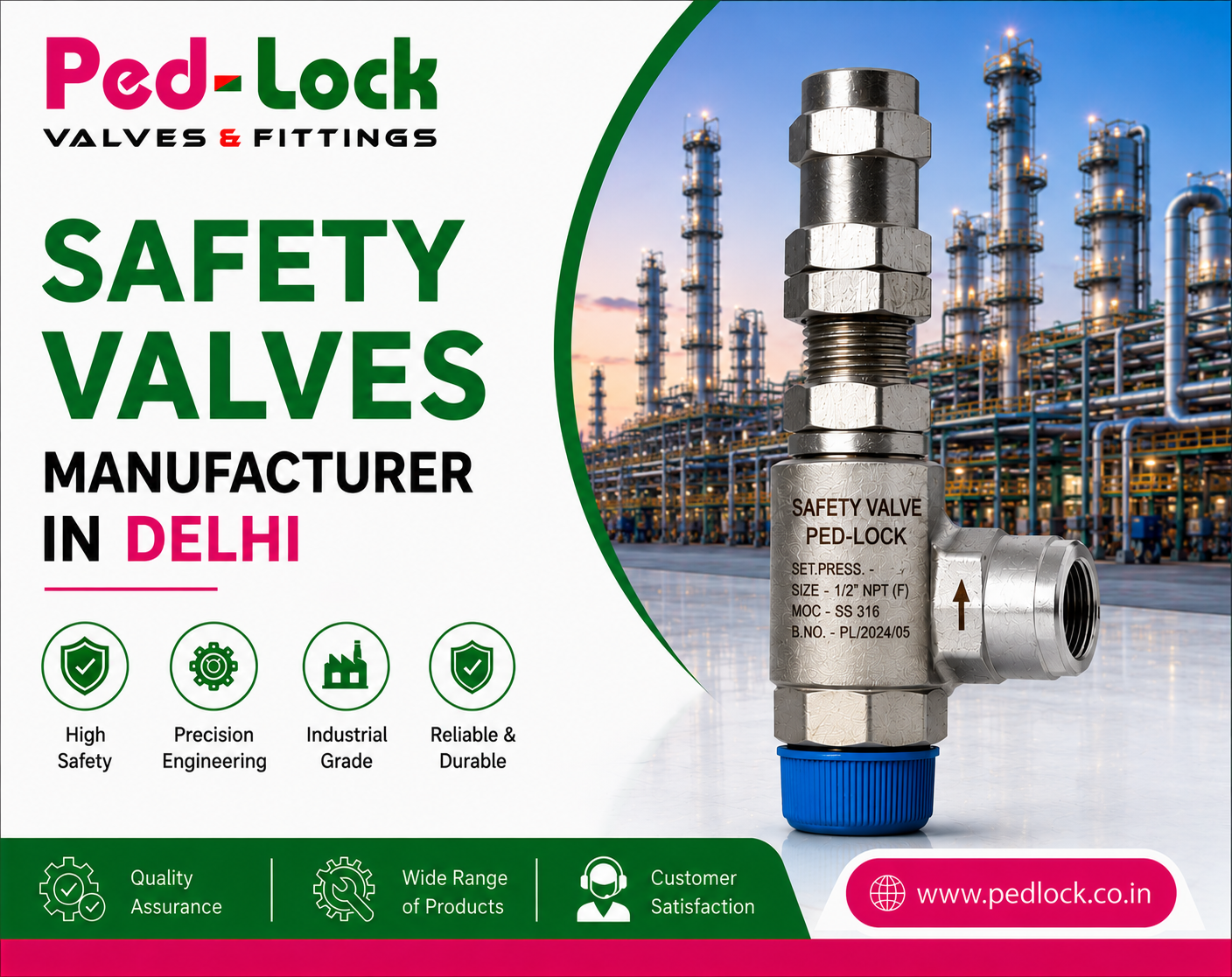 Safety Valves Manufacturer In Delhi