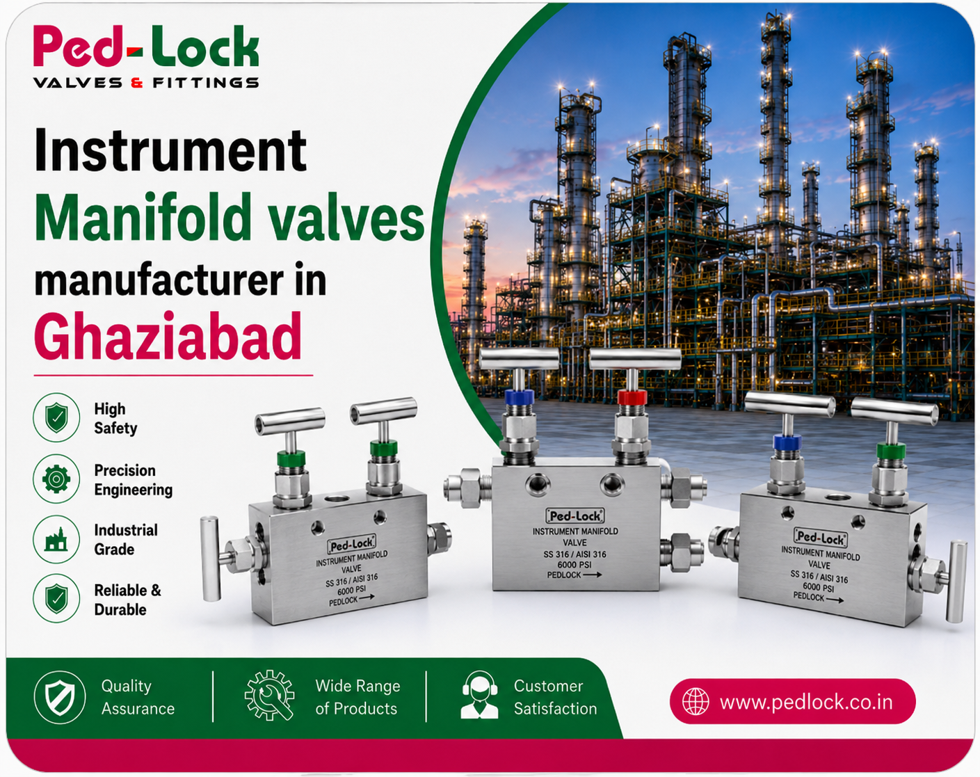 Instrument Manifold Valves Manufacturer In Ghaziabad