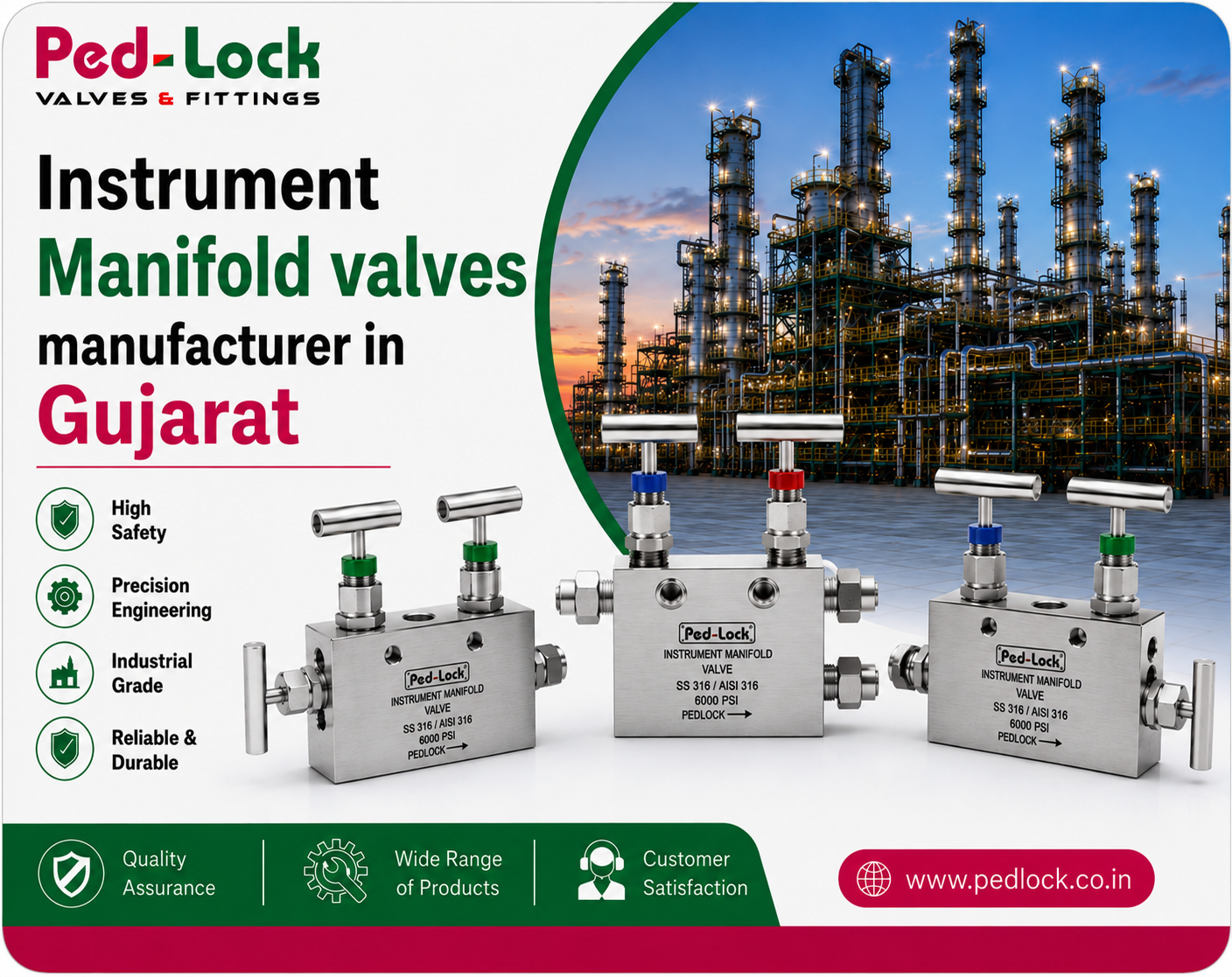 Instrument Manifold valves manufacturer in Gujarat
