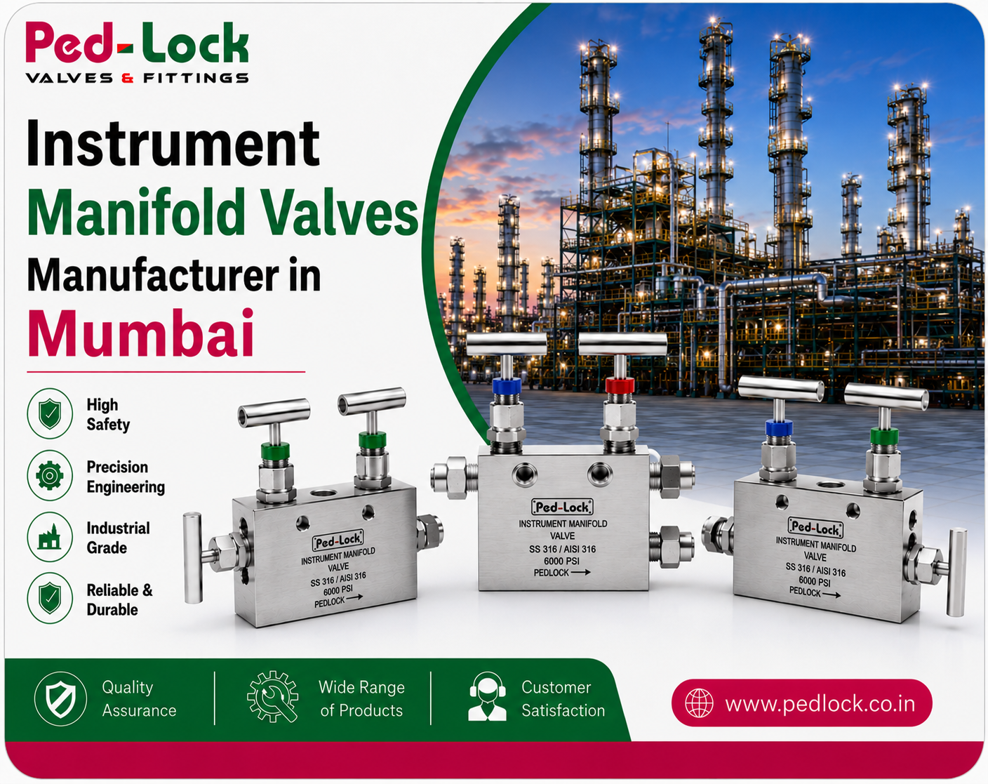 Instrument Manifold Valves Manufacturer in Mumbai