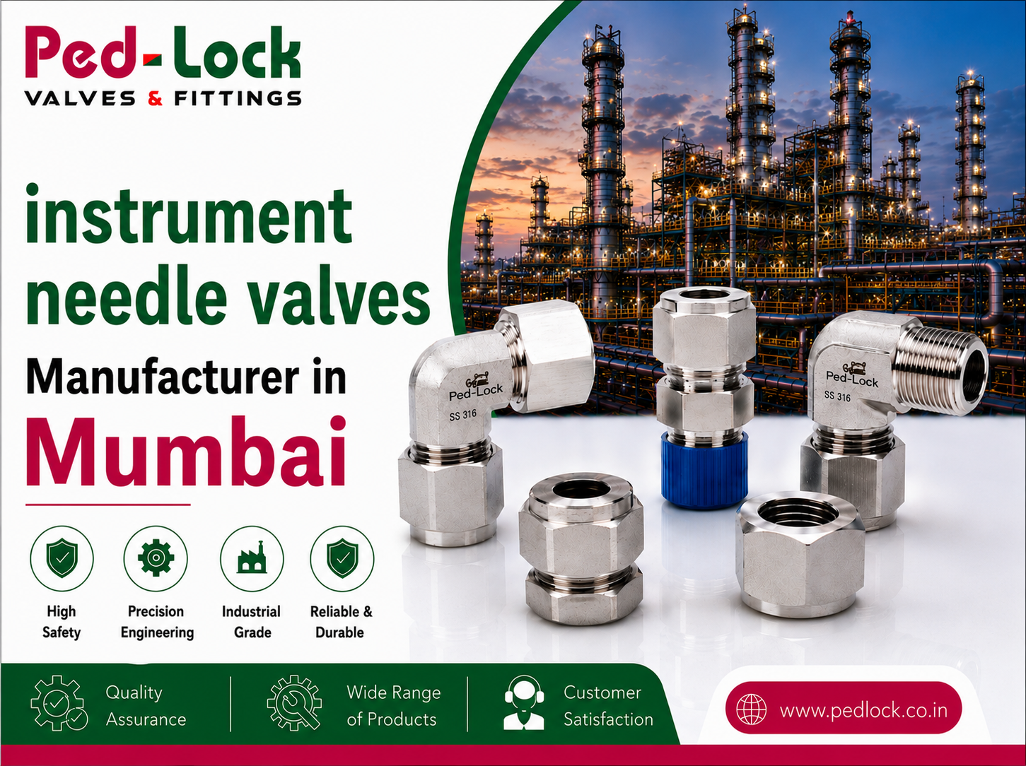 Instrument needle valves manufacturer in mumbai
