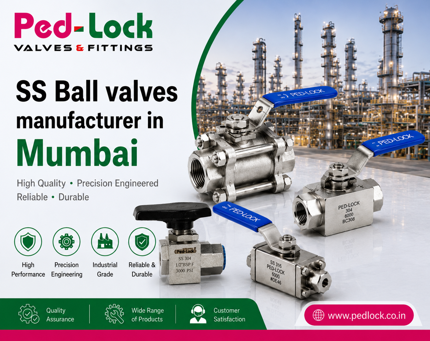 SS Ball Valves Manufacturer In Mumbai