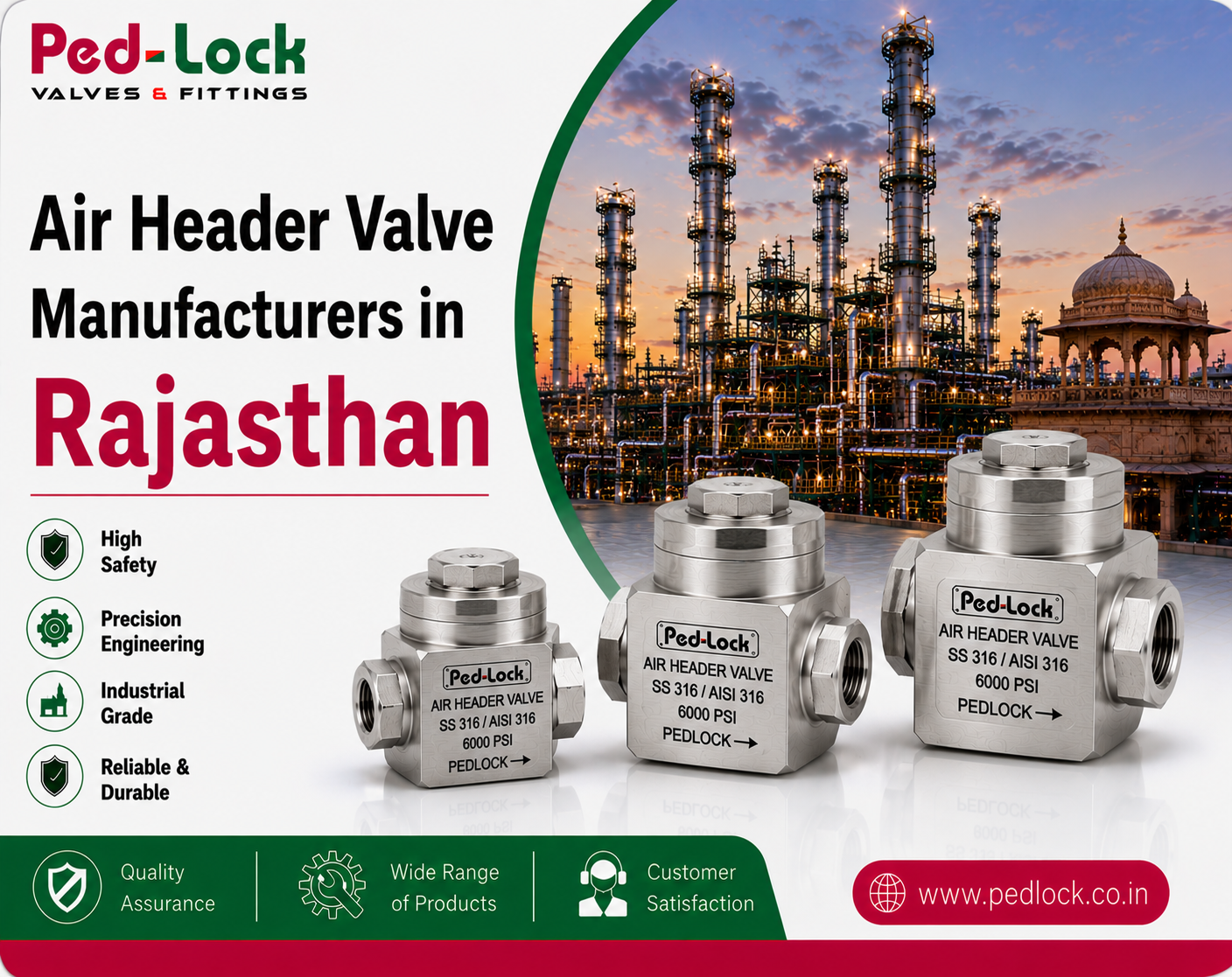 Air Header Valve Manufacturers in Rajasthan