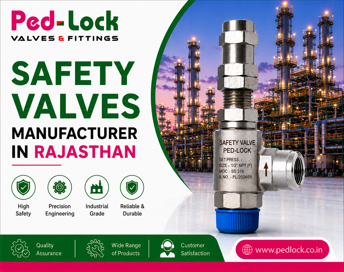Safety Valves Manufacturer in Rajasthan 