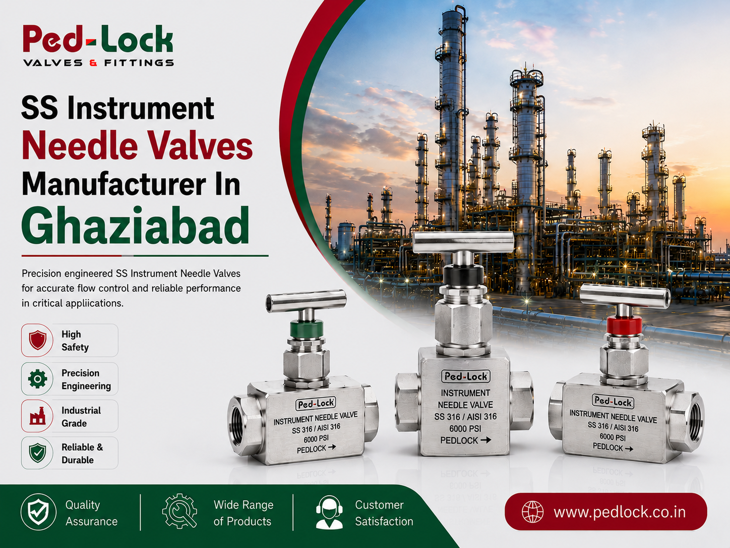 SS Instrument Needle valves manufacturer in Ghaziabad